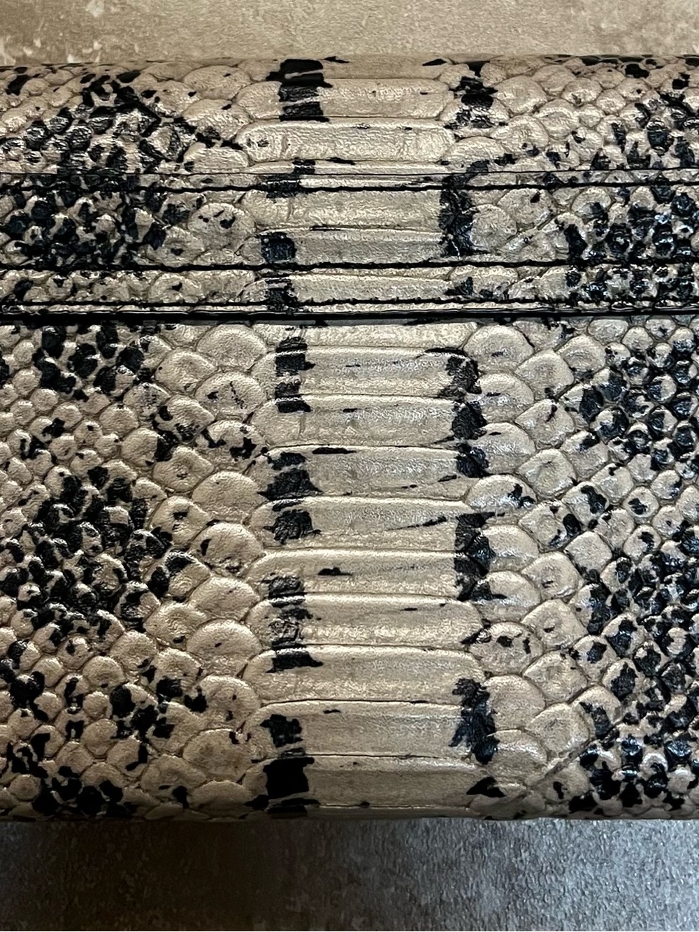 Coach Swagger Exotic Python Print Wallet - Picture 2 of 4